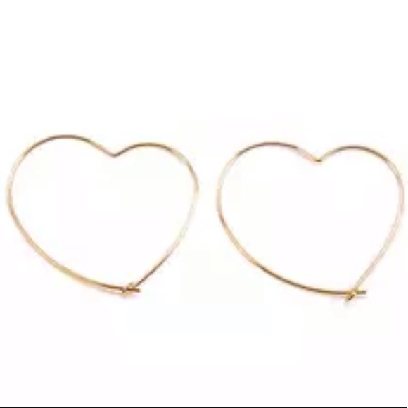 NEW!๐๐MODERN๐MINIMALIST GOLDEN WIRE๐HEARTS๐๐ - Picture 6 of 8